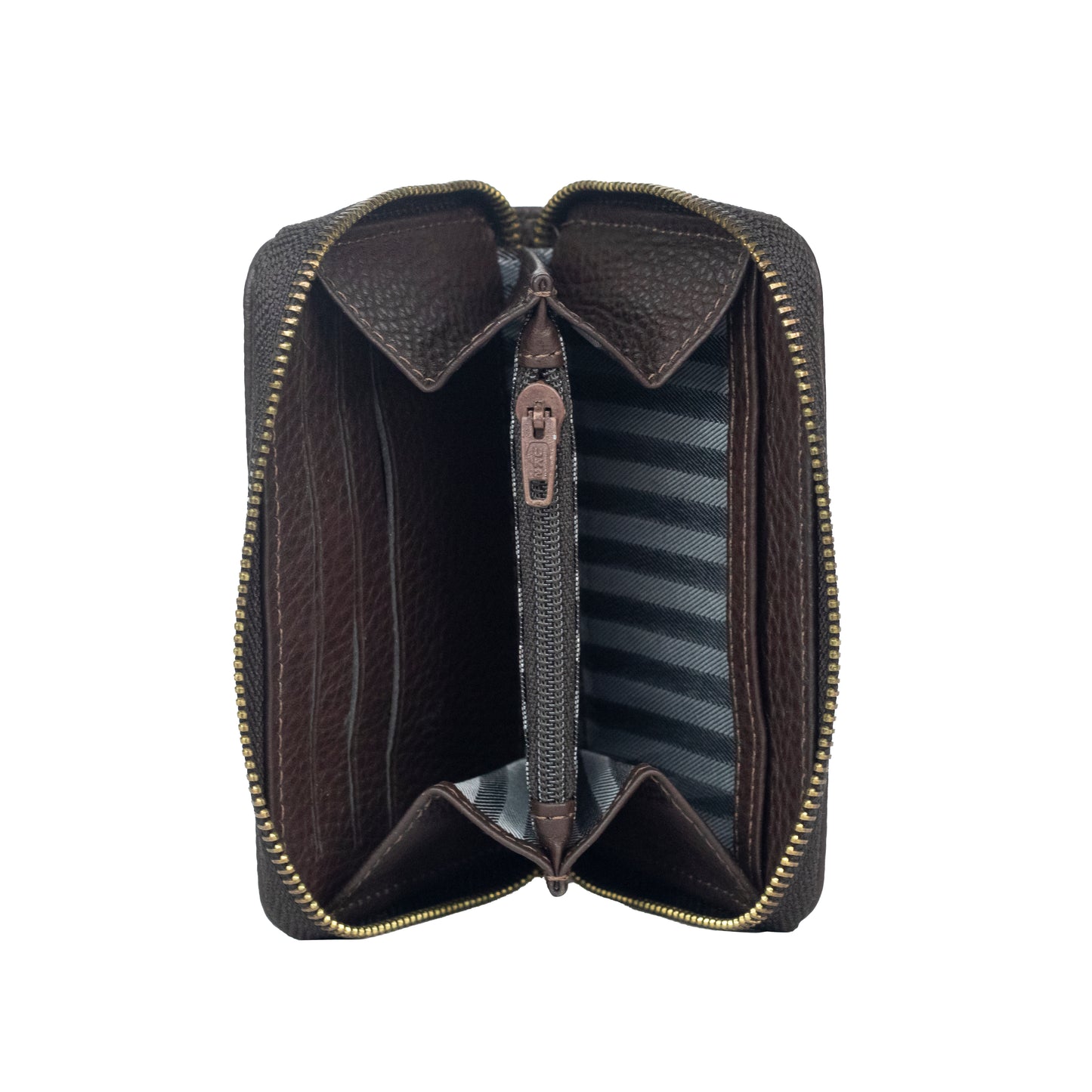 AQL140darkbrown5001: The YDM Nappa Chameleon - Your Versatile Wallet for Everyday Elegance - AqLeather
