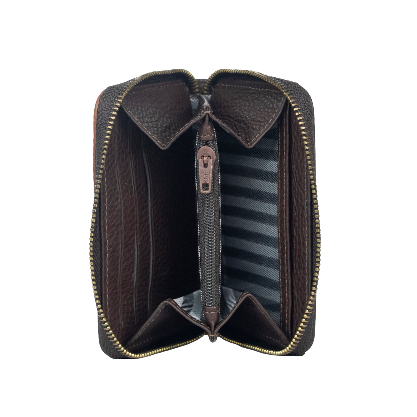 AQL140brown/tan5001: The YDM Nappa Chameleon - Your Versatile Wallet for Everyday Elegance - AqLeather