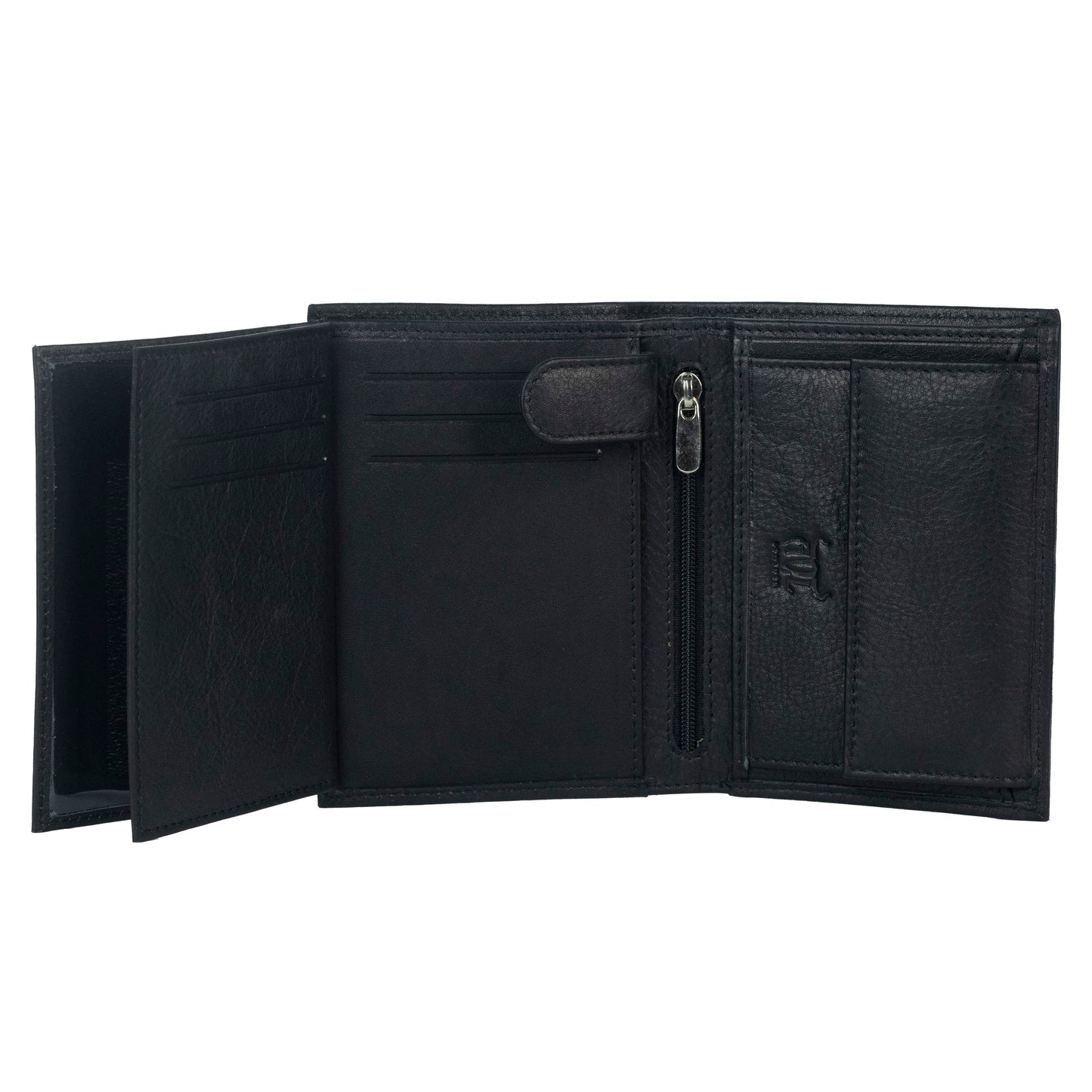 AQL101black1004: The Goat Serena Nappa Leather Wallet Masterpiece for the Discerning Man - AqLeather