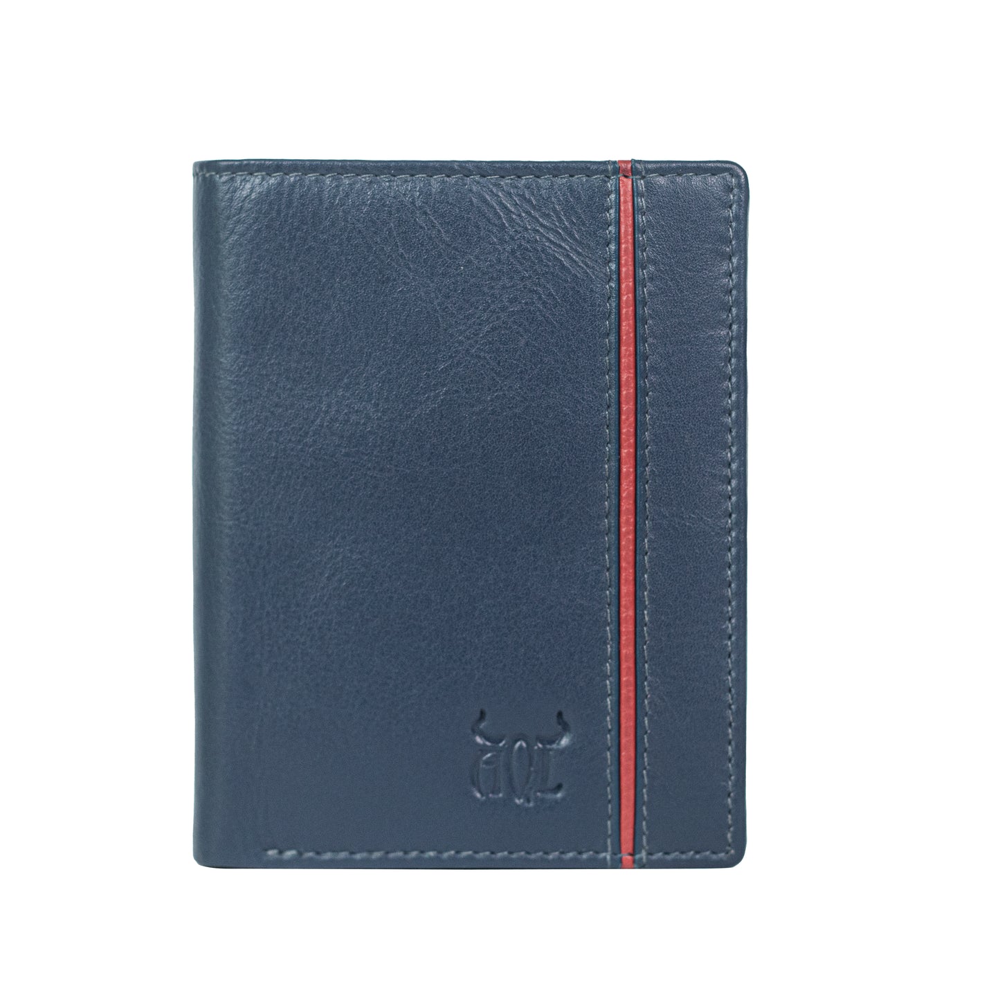 AQL101Navy1010: The Stylishly Secure Men's Wallet - AqLeather