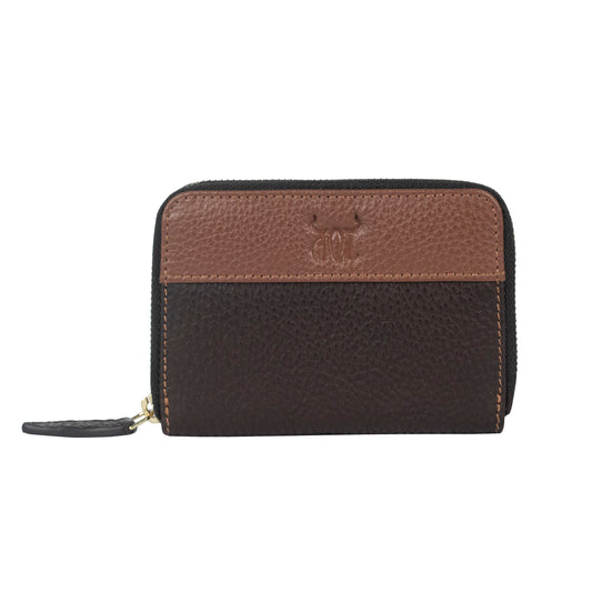 AQL140brown/tan5001: The YDM Nappa Chameleon - Your Versatile Wallet for Everyday Elegance - AqLeather