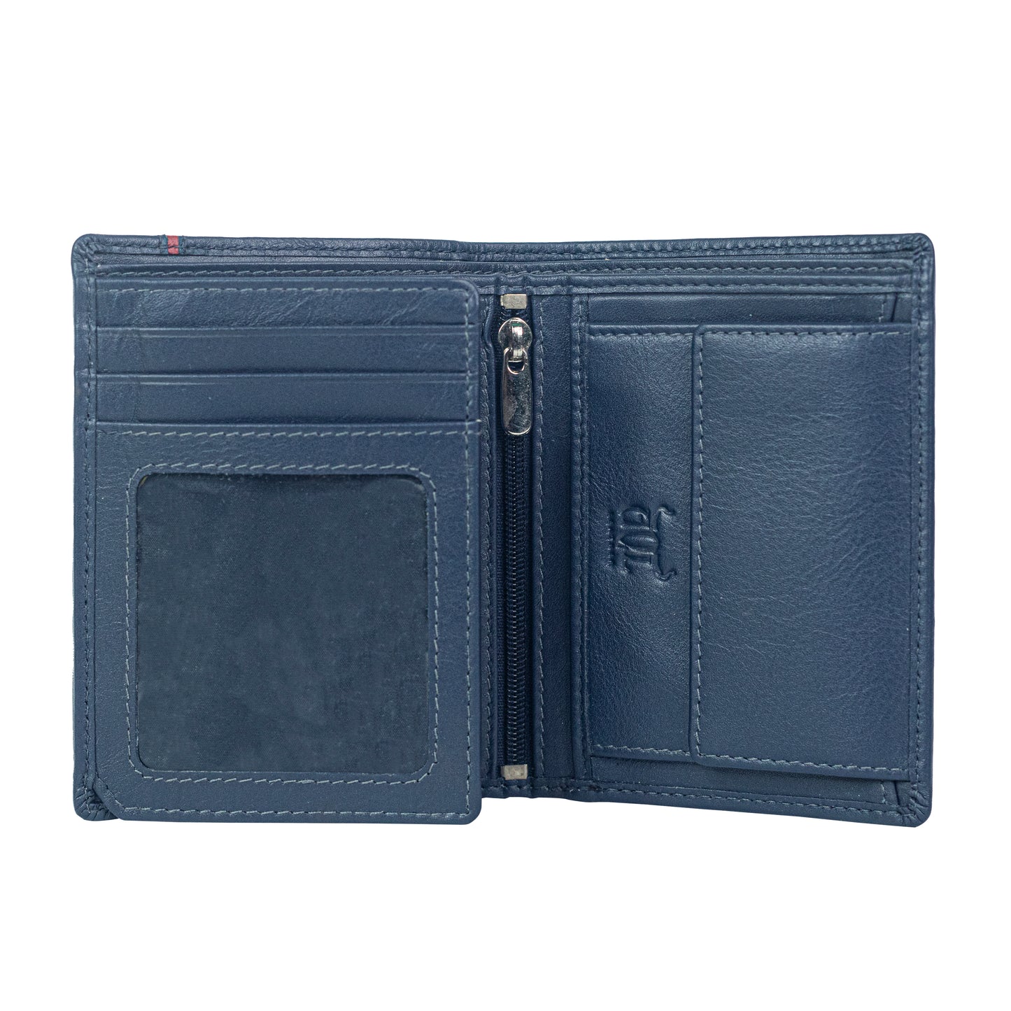 AQL101Navy1010: The Stylishly Secure Men's Wallet - AqLeather