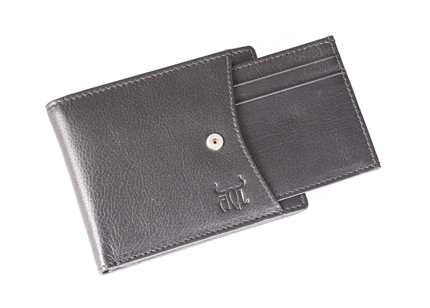 AQL130black1046: The Timeless Black Men's Leather Wallet - A Classic Choice for the Discerning Gentleman