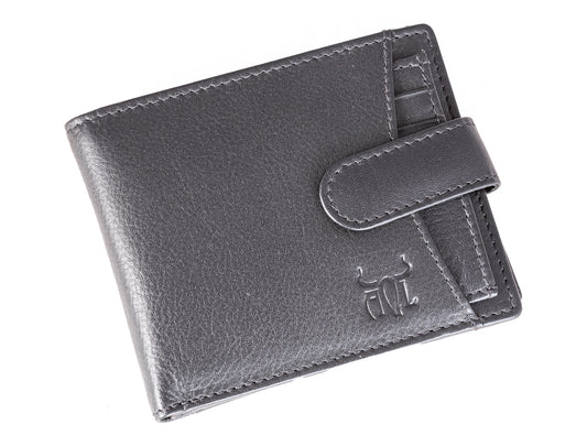 AQL130black1046: The Timeless Black Men's Leather Wallet - A Classic Choice for the Discerning Gentleman