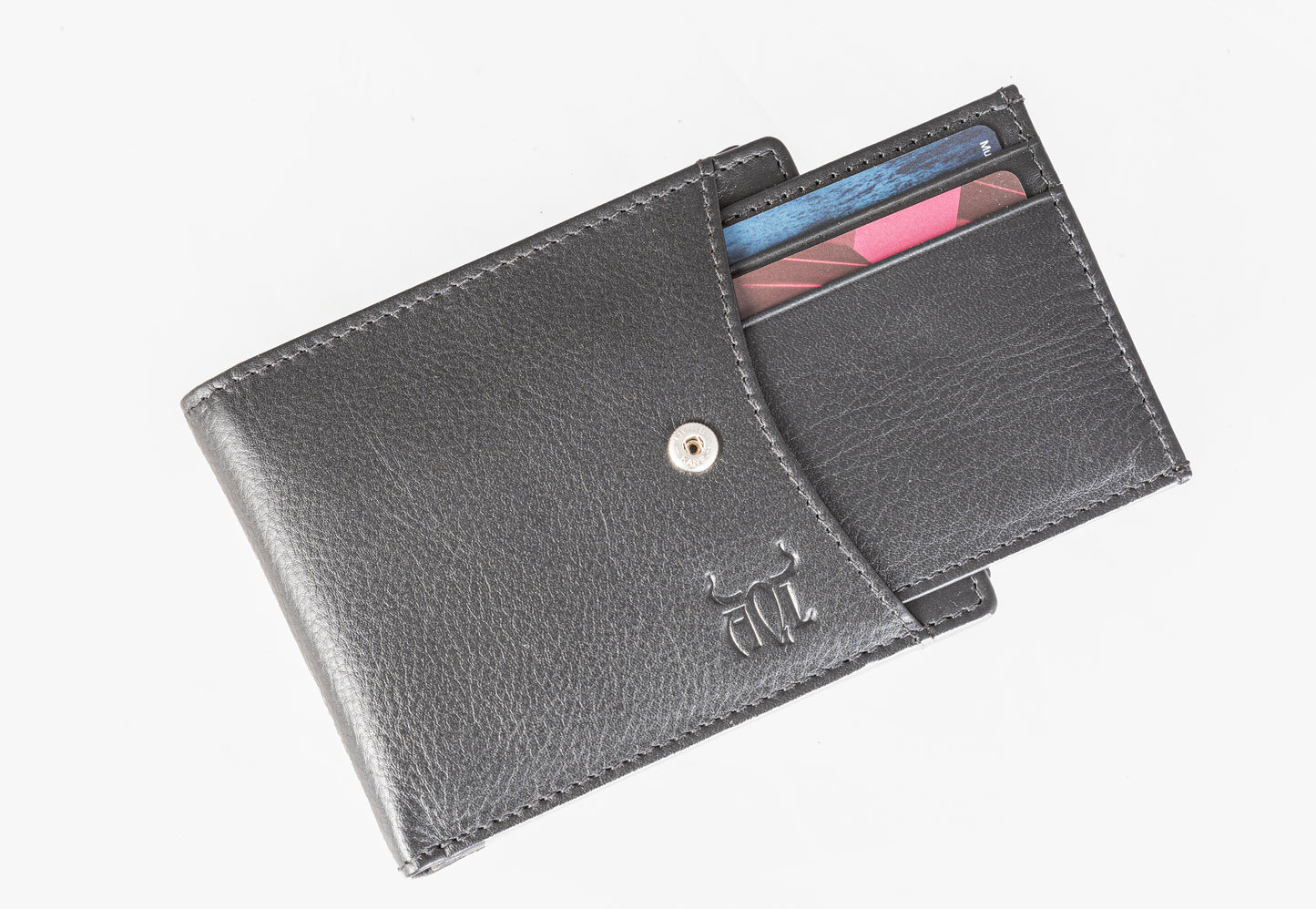 AQL130black1046: The Timeless Black Men's Leather Wallet - A Classic Choice for the Discerning Gentleman