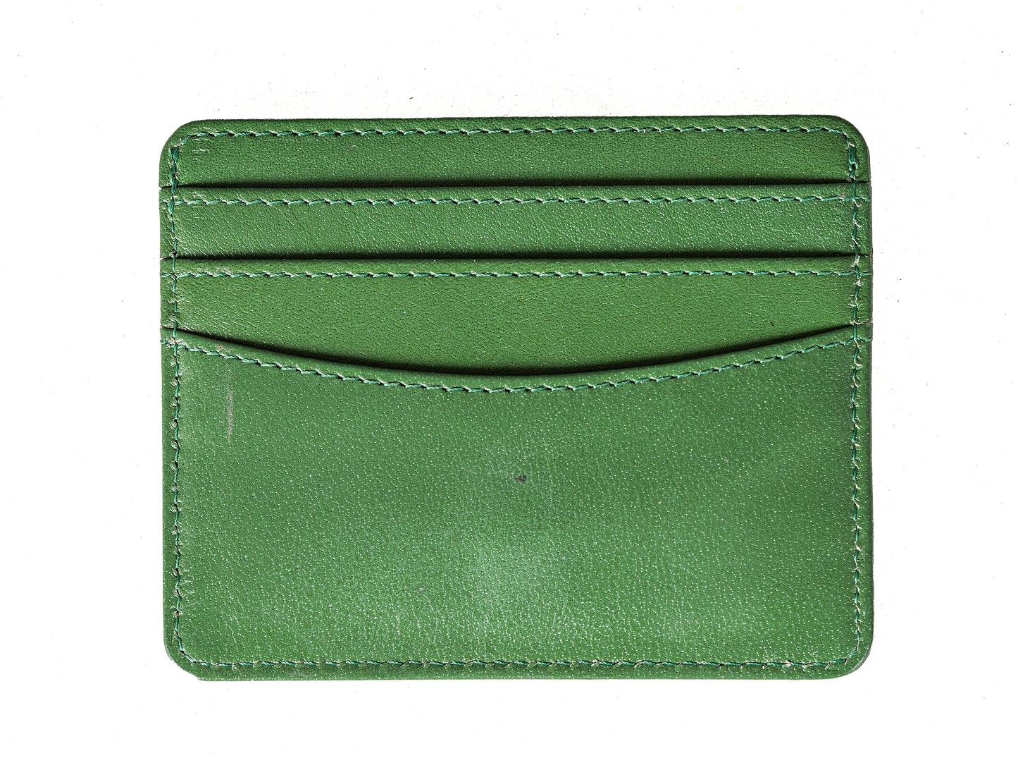 AQL125green1012: The Hunter V.T. - A Bold Statement in Minimalist Style (Card Holder) - AqLeather