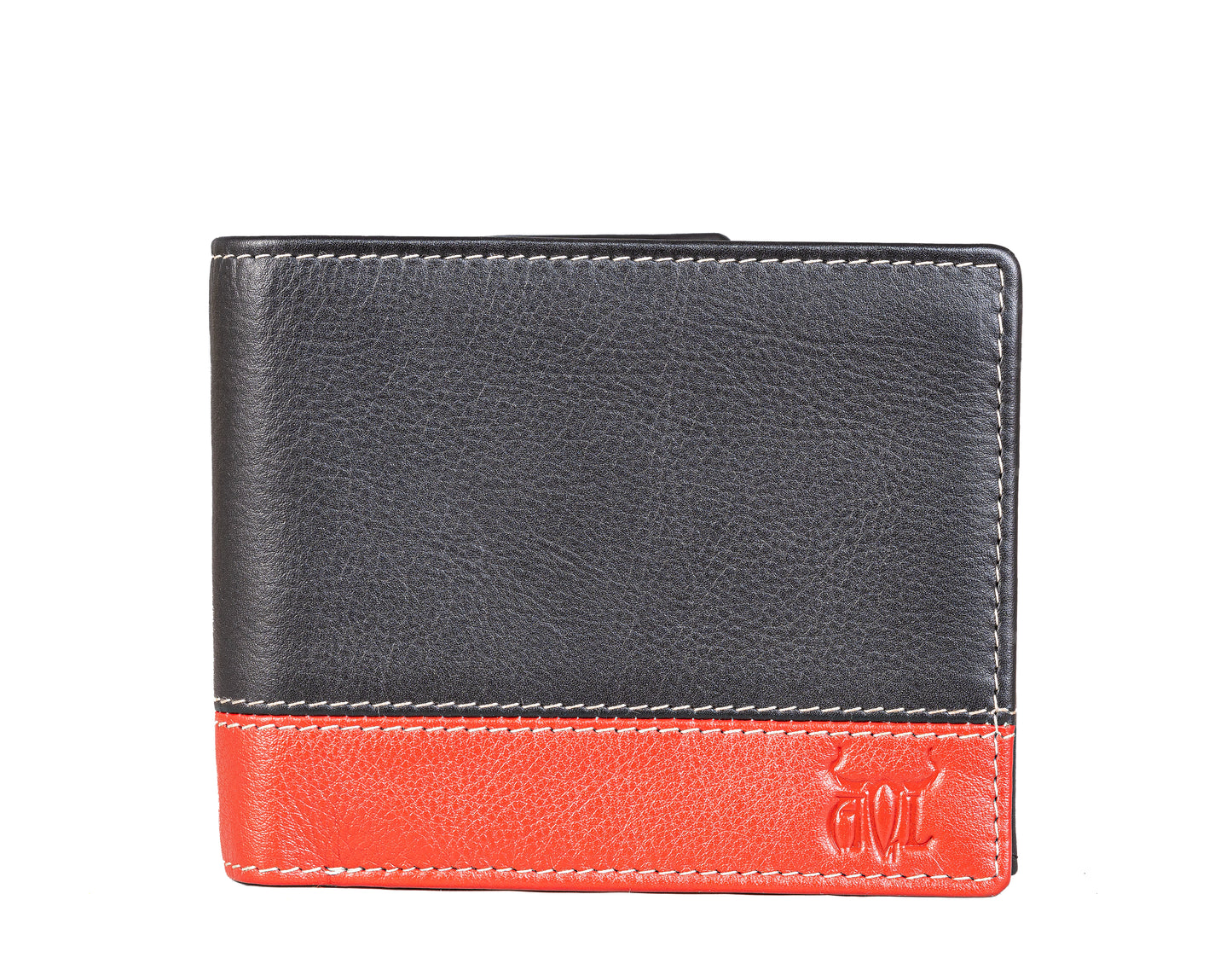 AQL150black/red1060: The Silky Nappa Statement - Bold Style Meets Secure Functionality- AqLeather