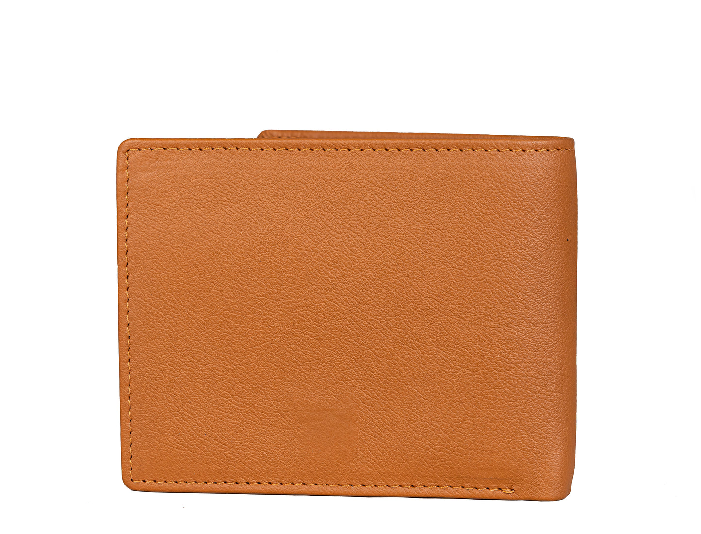 AQL130tan/green1067: -The Tan and Green Boston NDM Men's Wallet - AqLeather